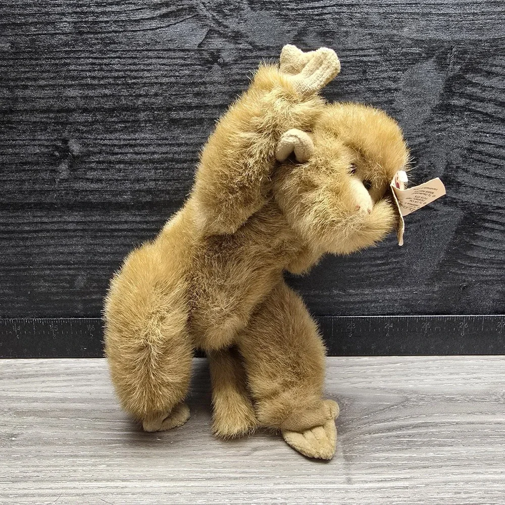 1993 Ty ‎ Attic Treasures - Ty Collectibles - MORGAN, brown monkey - w/tags